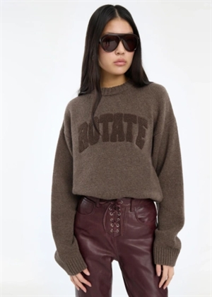 Salita crewneck sweater Cocoa Brown ROTATE